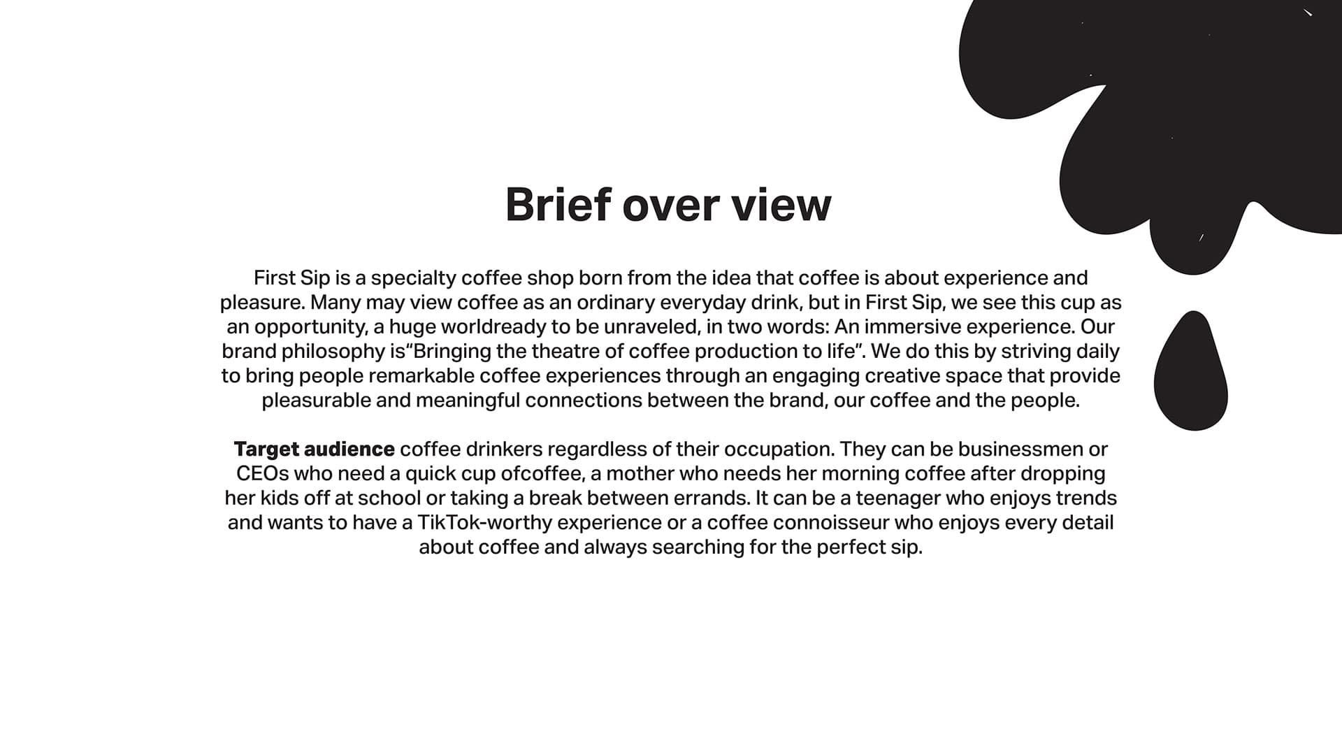 First Sip Branding